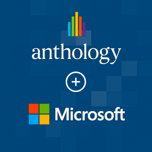 Anthology logo and Microsoft logo