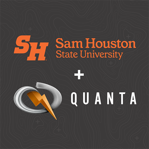 The SHSU logo and the Quanta logo